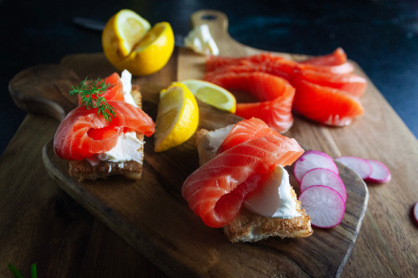 Sashimi-Grade Smoked Salmon Sides